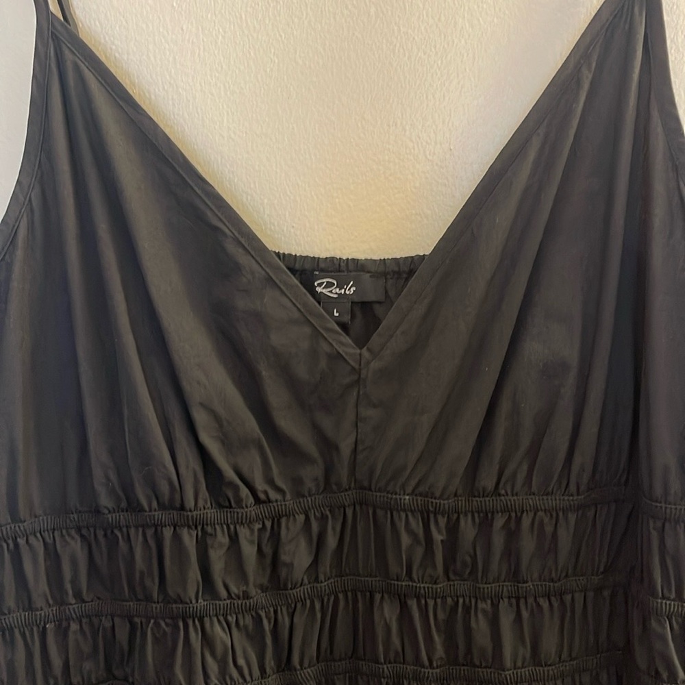 Rails Black Sundress with Spaghetti Straps - Picture 3 of 7